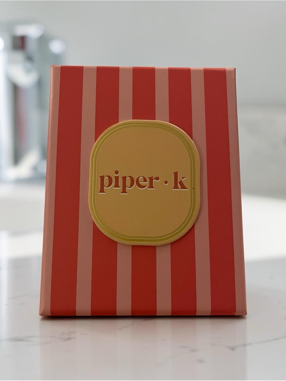Piper-K Red Hand-Painted Crab Drop Earrings - Picture 2 of 2